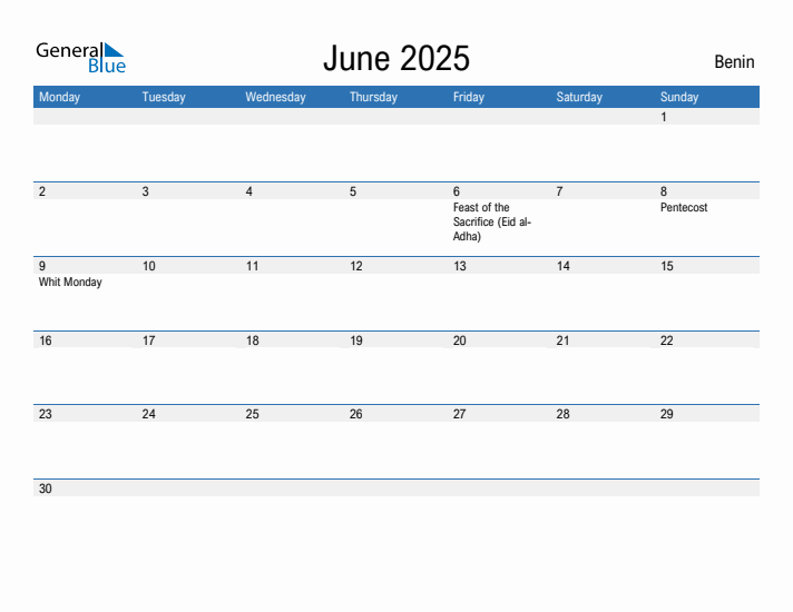 Fillable June 2025 Calendar