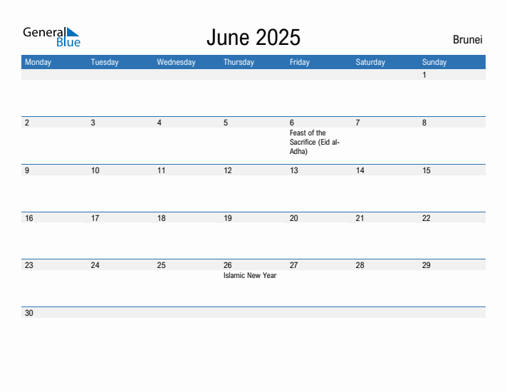 Fillable June 2025 Calendar