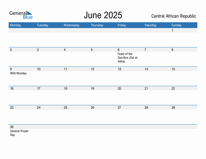 Fillable June 2025 Calendar