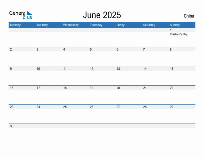 Fillable June 2025 Calendar