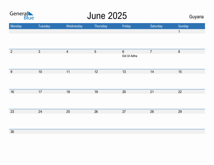 Fillable June 2025 Calendar