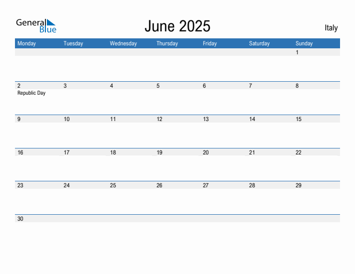 Fillable June 2025 Calendar