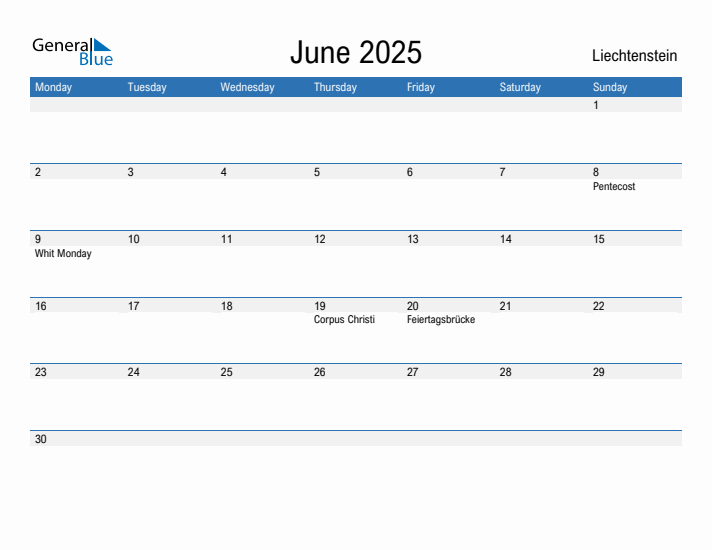 Fillable June 2025 Calendar