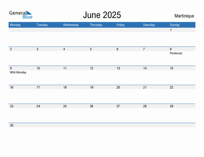 Fillable June 2025 Calendar