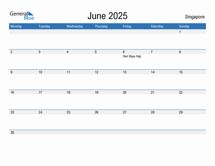 Fillable June 2025 Calendar