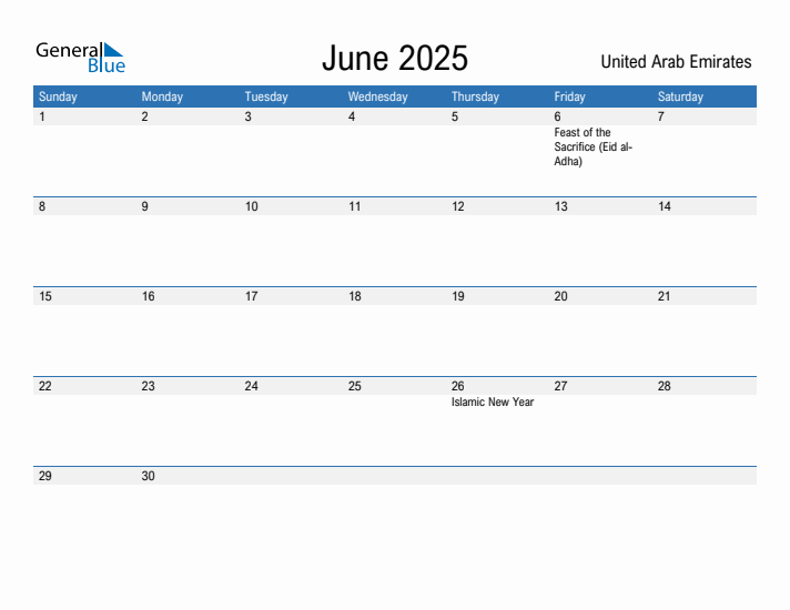 Fillable June 2025 Calendar