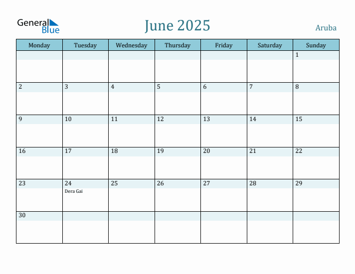 June 2025 Calendar with Holidays