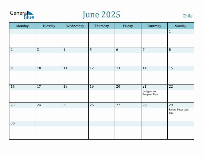 June 2025 Calendar with Holidays