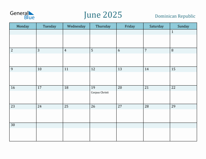 June 2025 Calendar with Holidays