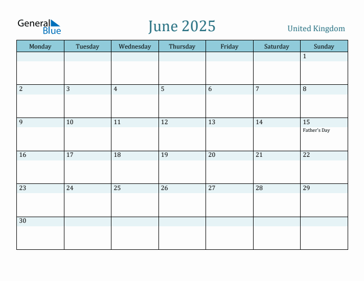 June 2025 Calendar with Holidays