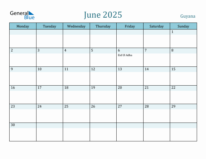 June 2025 Calendar with Holidays