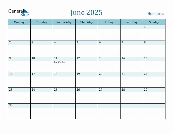 June 2025 Calendar with Holidays