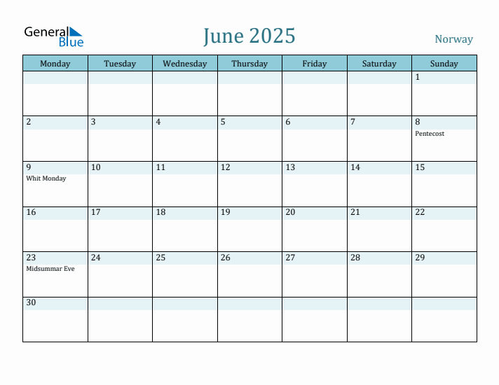 June 2025 Calendar with Holidays