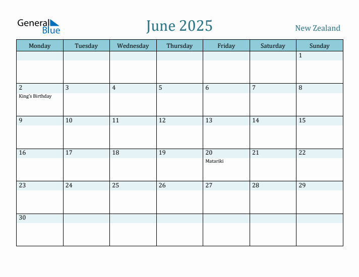 June 2025 Calendar with Holidays