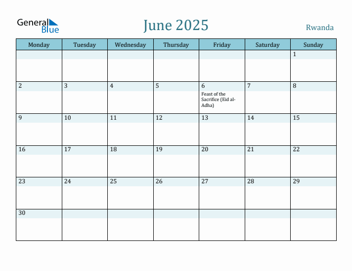 June 2025 Calendar with Holidays