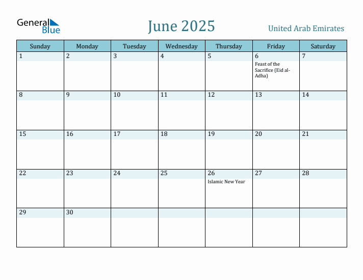 June 2025 Calendar with Holidays