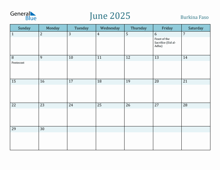 June 2025 Calendar with Holidays