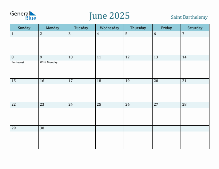 June 2025 Calendar with Holidays