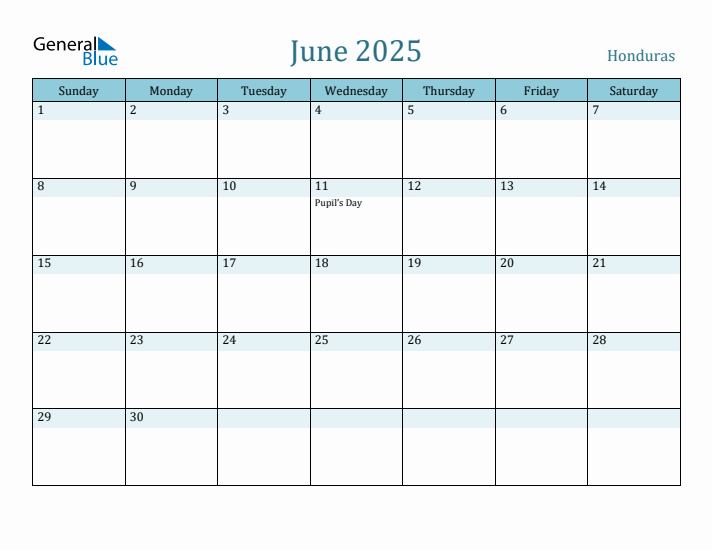 June 2025 Calendar with Holidays