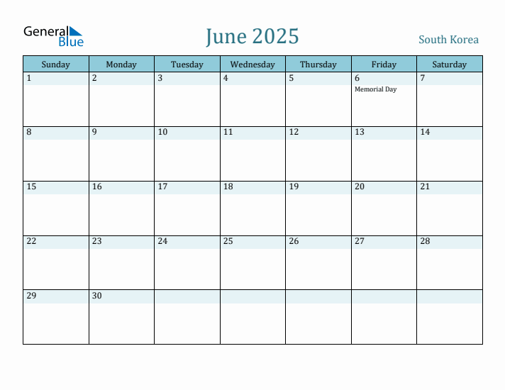 June 2025 Calendar with Holidays