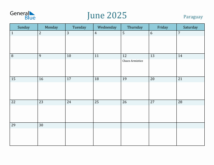 June 2025 Calendar with Holidays