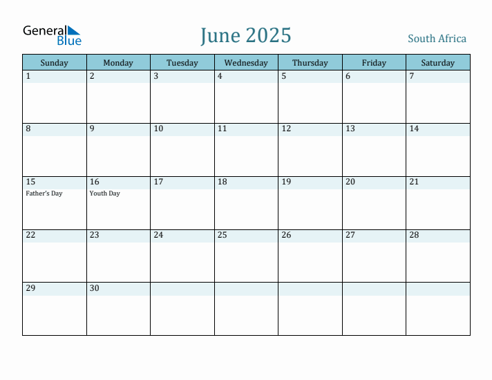 June 2025 Calendar with Holidays