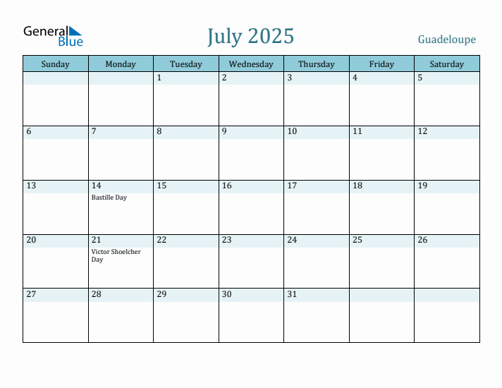 July 2025 Calendar with Holidays