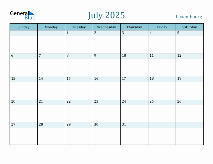 July 2025 Calendar with Holidays