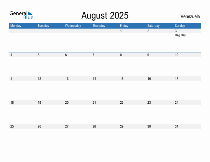 Fillable August 2025 Calendar