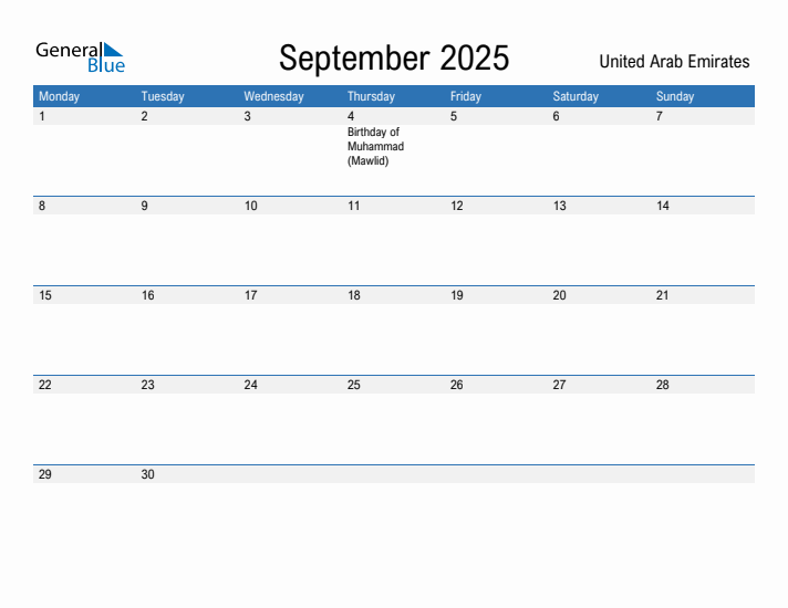 Fillable September 2025 Calendar