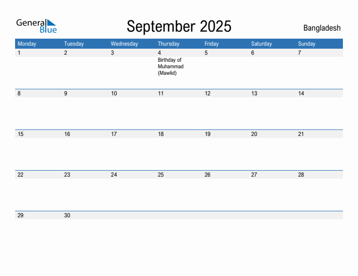 Fillable September 2025 Calendar