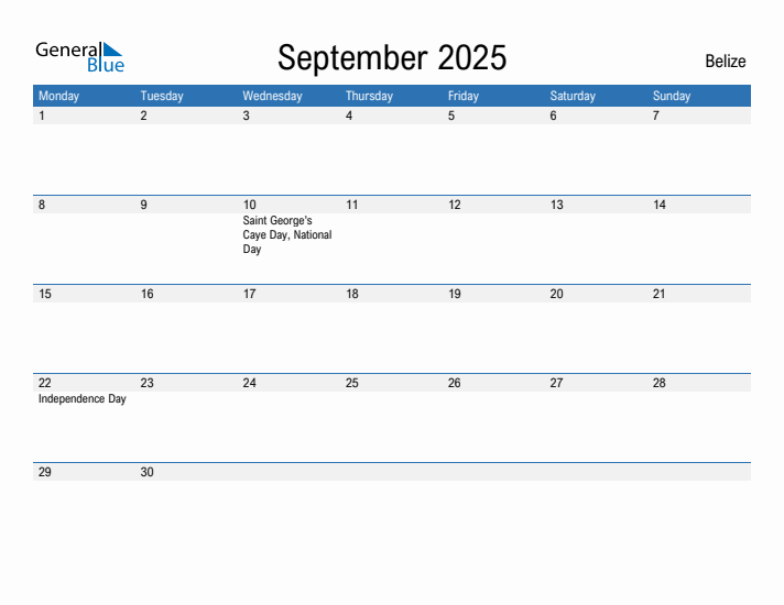 Fillable September 2025 Calendar