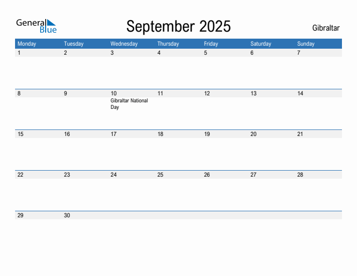 Fillable September 2025 Calendar