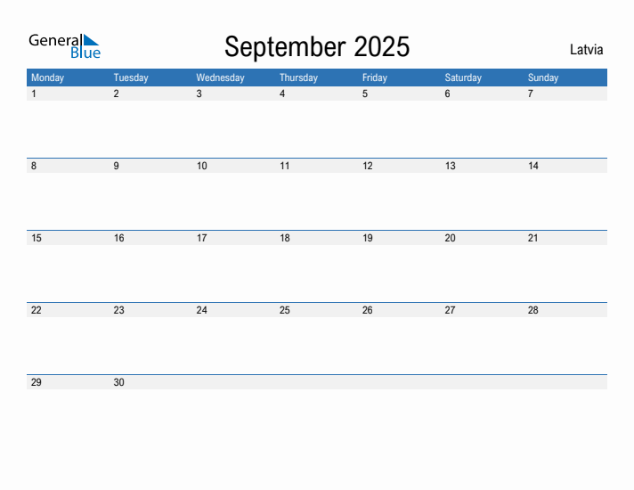 Fillable September 2025 Calendar