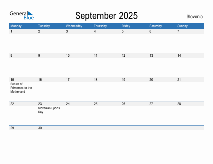 Fillable September 2025 Calendar