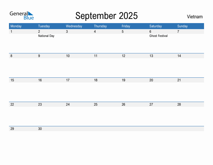 Fillable September 2025 Calendar