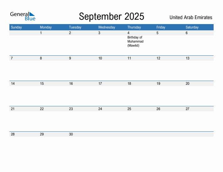 Fillable September 2025 Calendar