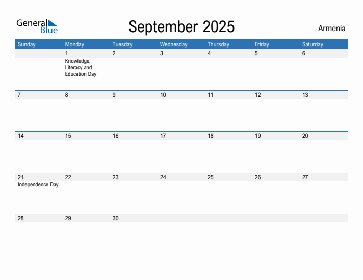 Fillable September 2025 Calendar