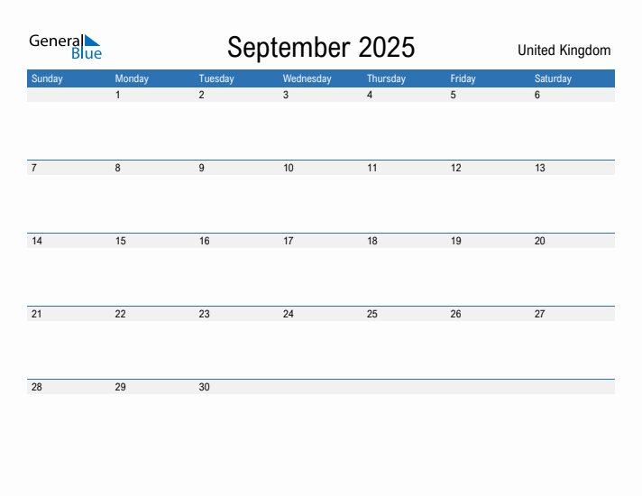 Fillable September 2025 Calendar