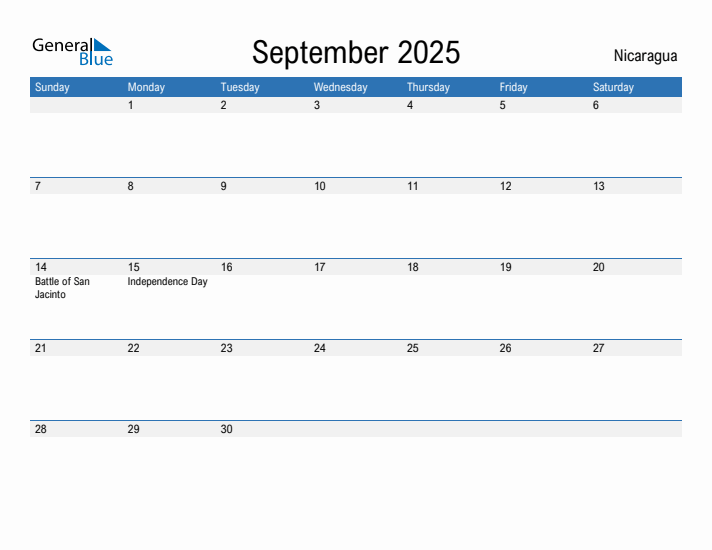 Fillable September 2025 Calendar