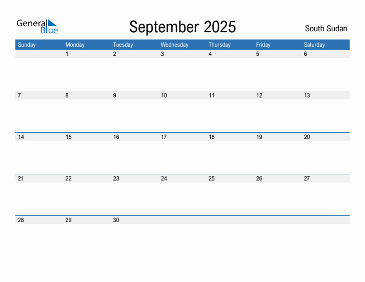 Fillable September 2025 Calendar