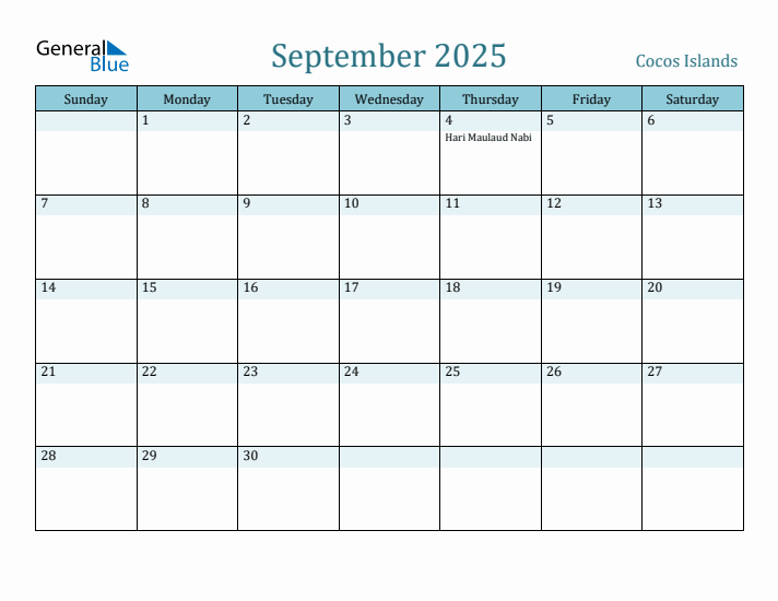 September 2025 Calendar with Holidays