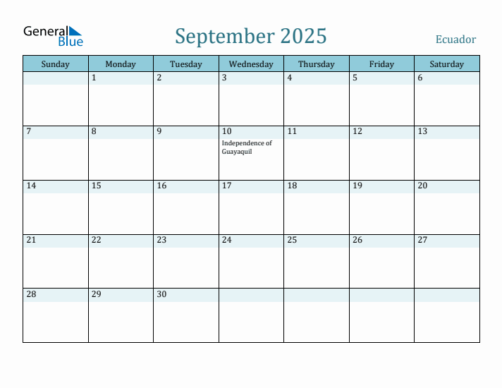 September 2025 Calendar with Holidays