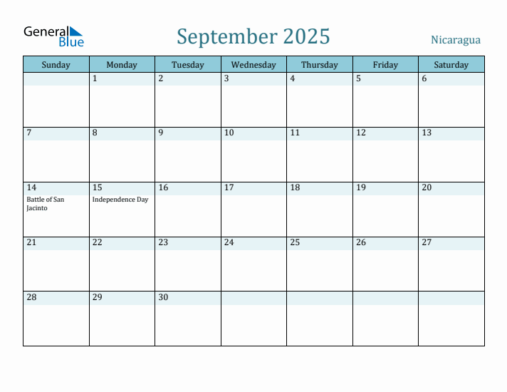 September 2025 Calendar with Holidays