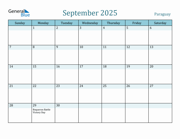 September 2025 Calendar with Holidays