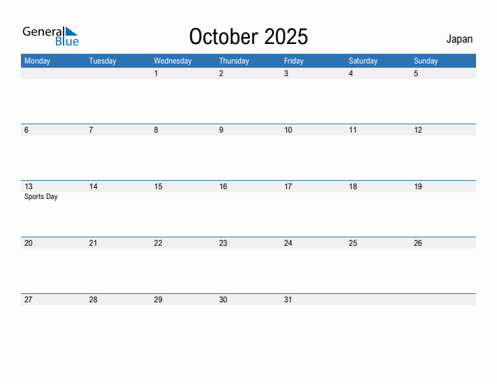 Fillable October 2025 Calendar