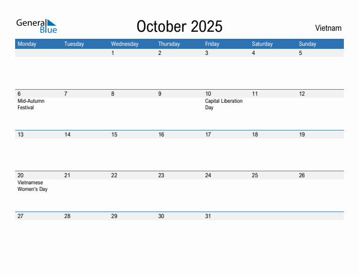 Fillable October 2025 Calendar