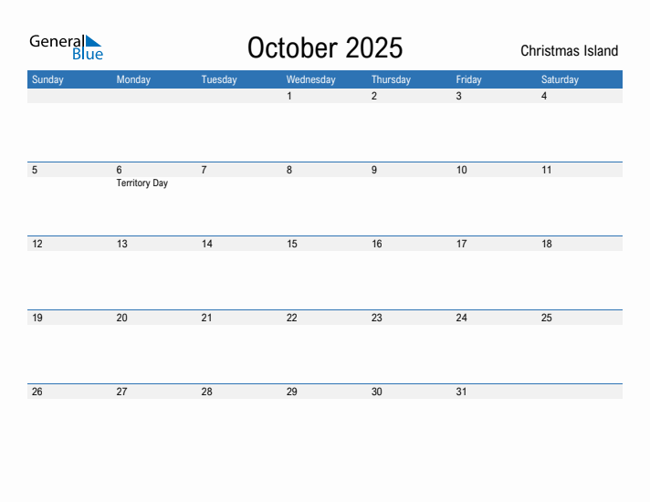 Fillable October 2025 Calendar