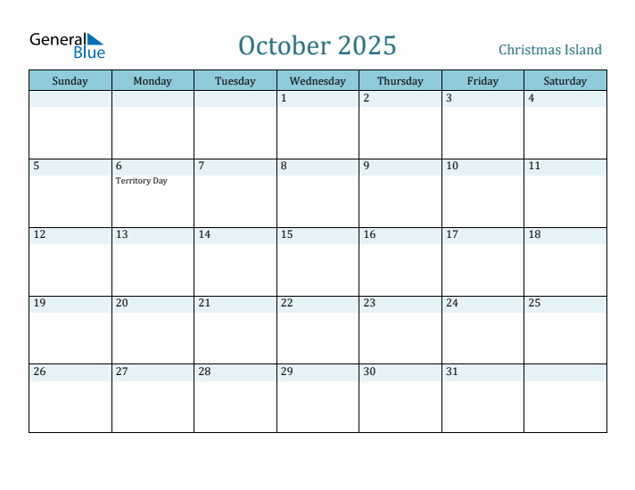 October 2025 Calendar with Holidays