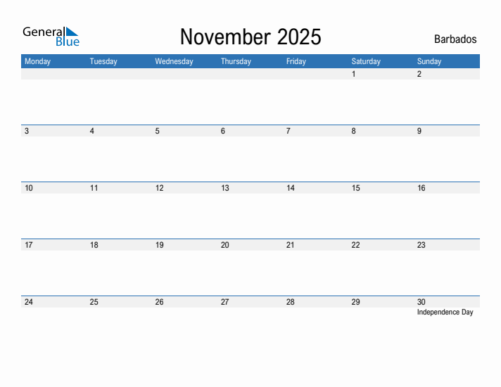 Fillable November 2025 Calendar